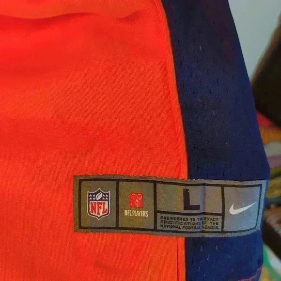 Denver Broncos Peyton Manning jersey, size kids large, orange and blue - Picture 3 of 5